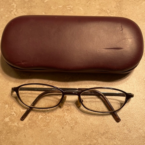 Ralph Lauren eyeglass frames with case - Picture 1 of 10